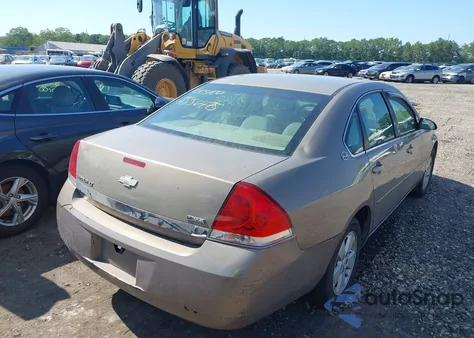 2007 Chevrolet Impala Lt из США, поврежденный, VIN 2G1WT58K279372081